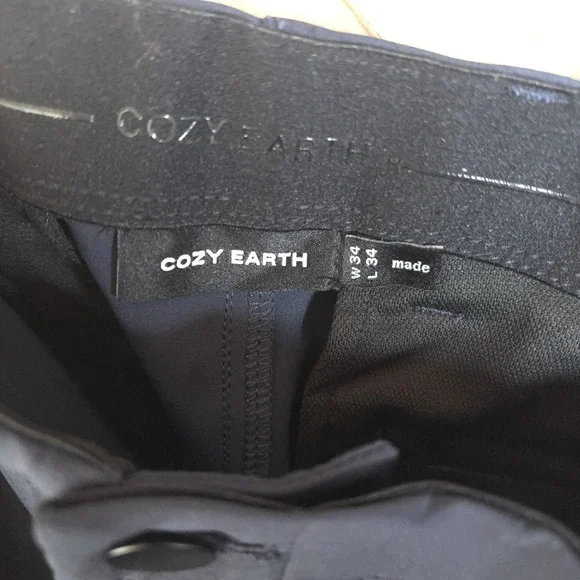 Cozy Earth Everywhere Pants Mens 34x33 Blue Performance Stretch Golf - SIZE NOTE - Picture 3 of 8